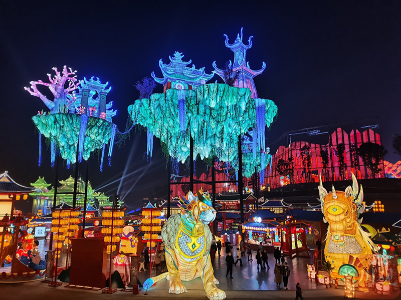 国庆彩灯 为你闪耀，为你喝彩！——国庆期间全国城市灯光秀缤纷闪现